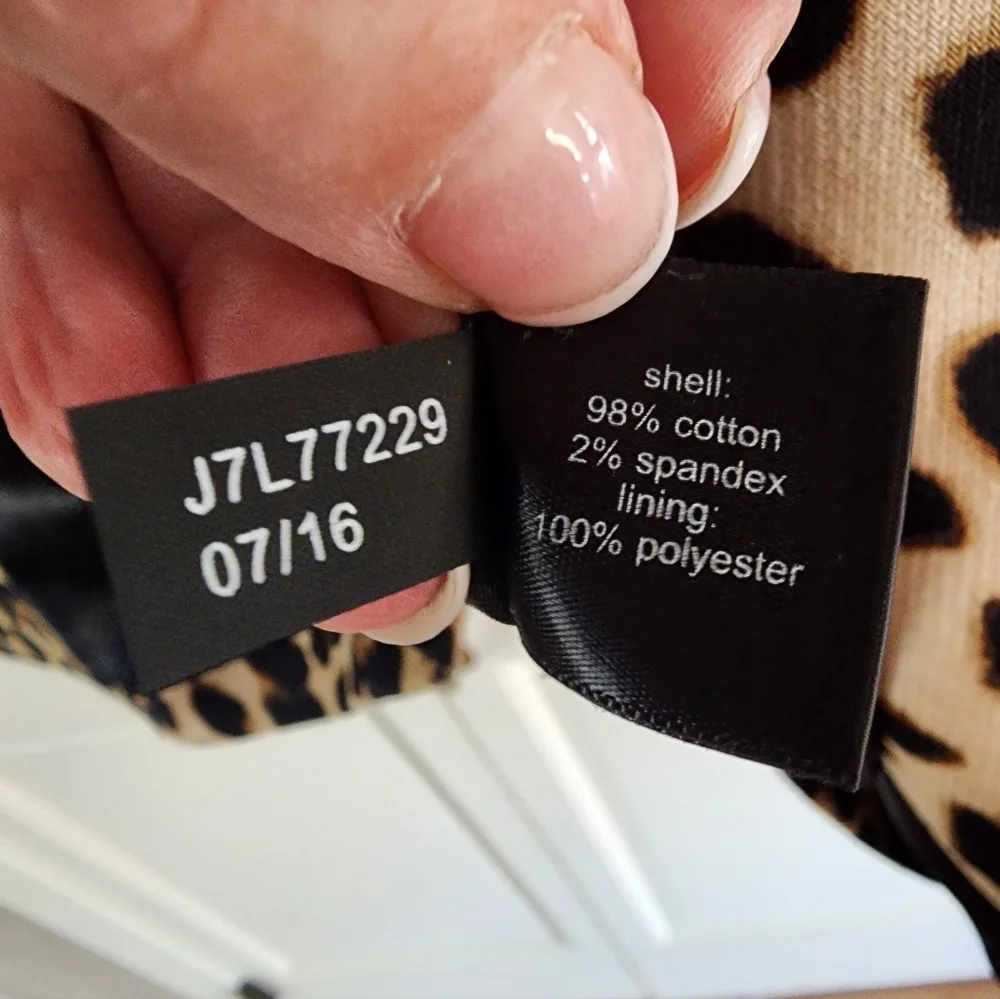 NWT.The Limited Animal Print Jacket.pit To Pit23